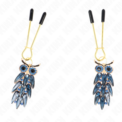 KINK - SERRE-TÉTONS PENDENTIF HIBOU 6 CM