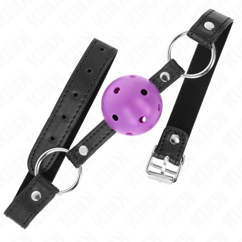 KINK - MORDIDA HUECA DURA MORADA 4.5 CM GAG 63.5 X 2 CM