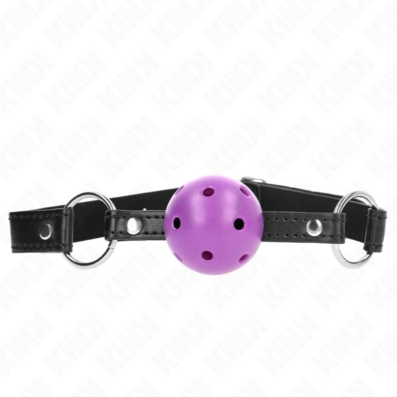 KINK - MORDIDA HUECA DURA MORADA 4.5 CM GAG 63.5 X 2 CM
