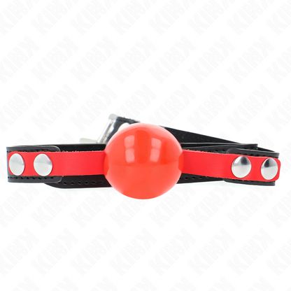 KINK - BALLE SOUPLE TPE 4 CM BÂILLON MODÈLE 4 60 x 2 CM AJUSTABLE 37-52 CM