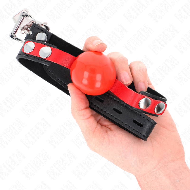 KINK - BALLE SOUPLE TPE 4 CM BÂILLON MODÈLE 4 60 x 2 CM AJUSTABLE 37-52 CM
