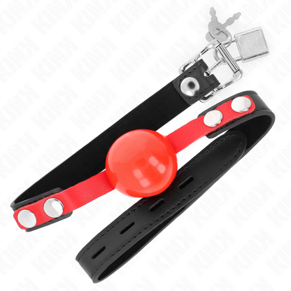 KINK - BALLE SOUPLE TPE 4 CM BÂILLON MODÈLE 4 60 x 2 CM AJUSTABLE 37-52 CM