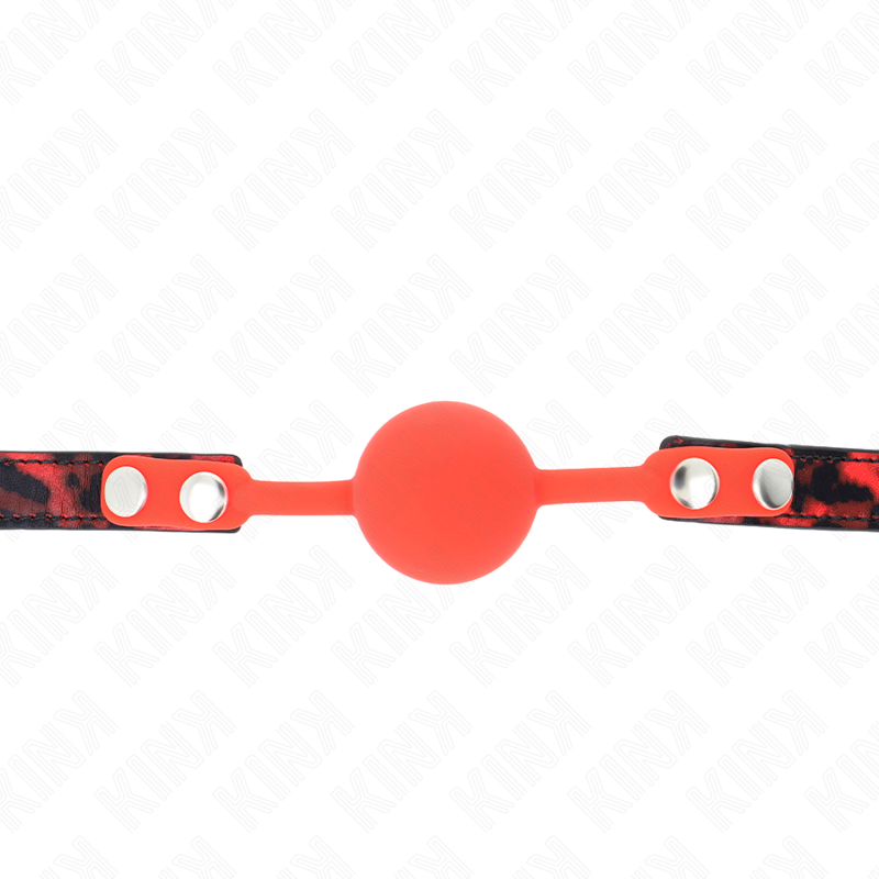 KINK - Bâillon en silicone modèle 2 de 4 cm avec sangle de 60 x 2 cm