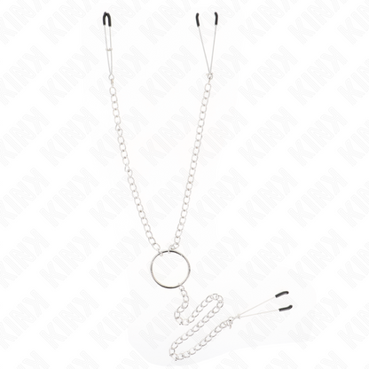 KINK - TRIPLE NIPPLE AND CLIT CLAMPS WITH CHAIN MODEL 1