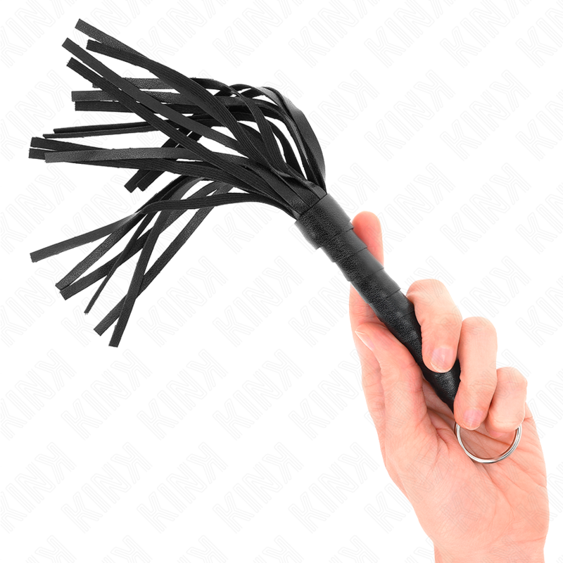 KINK - PETIT FOUET NOIR SIMPLE 28 CM