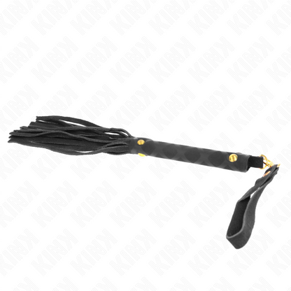KINK - MINI FOUET SUÈDE NOIR 30 CM