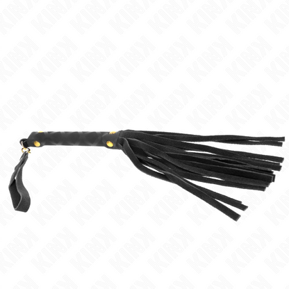 KINK - MINI FOUET SUÈDE NOIR 30 CM
