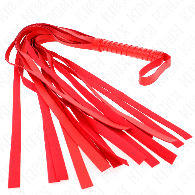 KINK - LÁTIGO DE MANGO CORTO ROJO Y COLA LARGA 70 CM