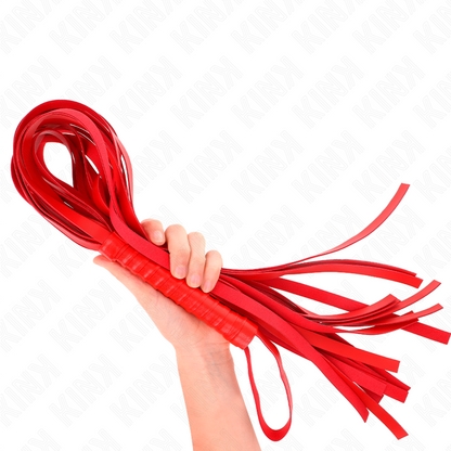 KINK - LÁTIGO DE MANGO CORTO ROJO Y COLA LARGA 70 CM