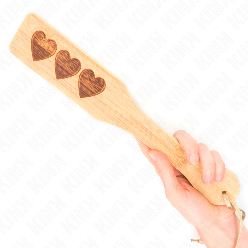 KINK - PALETTE CŒUR EN BAMBOU 32 X 5,5 CM