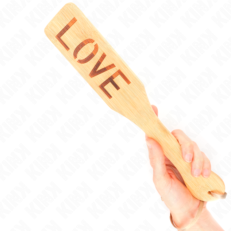 KINK - PALETTE BAMBOU MOT LOVE 32 X 5,5 CM