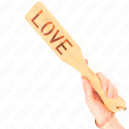 KINK - PALETTE BAMBOU MOT LOVE 32 X 5,5 CM