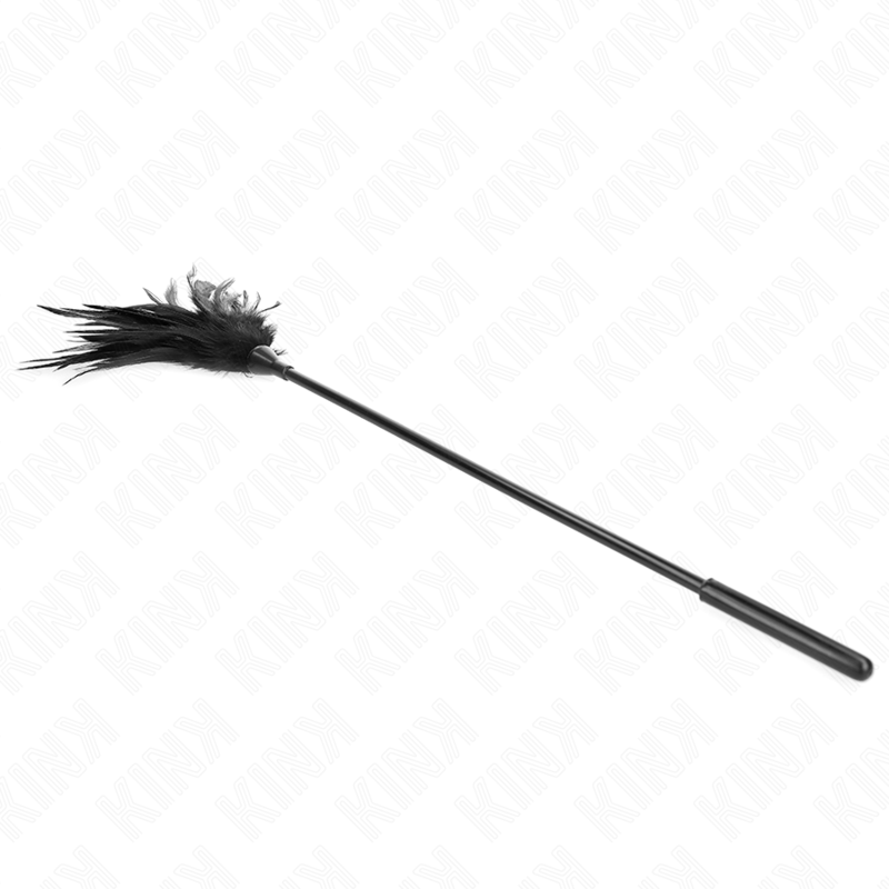 KINK - PLUMERO DE COSQUILLAS NEGRO MÚLTIPLE 45 CM