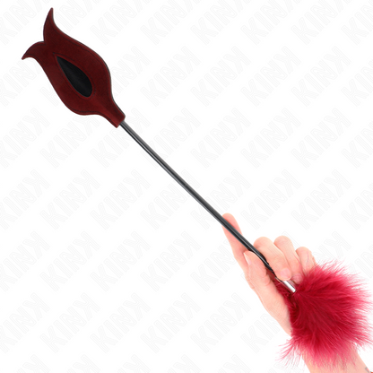 KINK - CHATOUILLEMENT AVEC UNE RAQUETTE EN FORME DE ROSE 8 CM