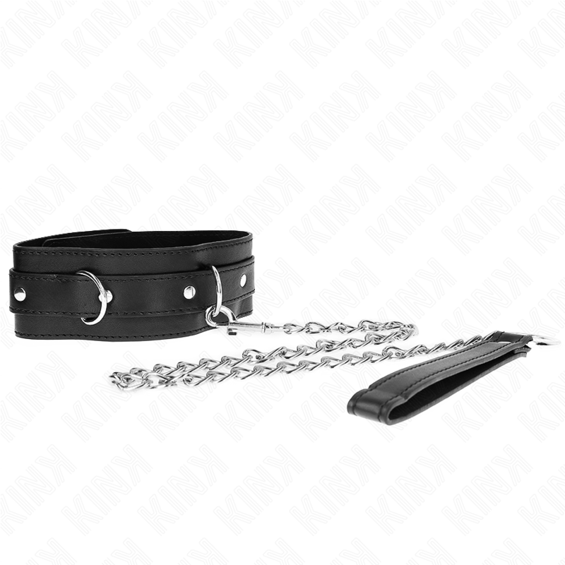 KINK - COLLIER AVEC CEINTURE 65 CM AVEC SANGLE NOIRE 54 X 4,5 CM