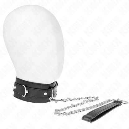 KINK - COLLIER AVEC CEINTURE 65 CM AVEC SANGLE NOIRE 54 X 4,5 CM