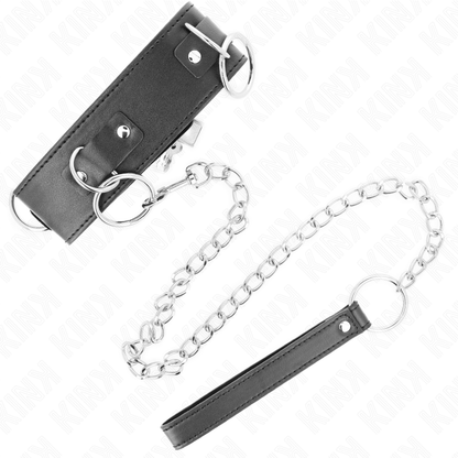 KINK - COLLAR CON CORREA 65 CM MODELO 3 ANILLAS 2 AJUSTABLE 36-43 CM X 5 CM
