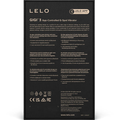 LELO - GIGI™ 3 VIBREUR POINT G ROSE