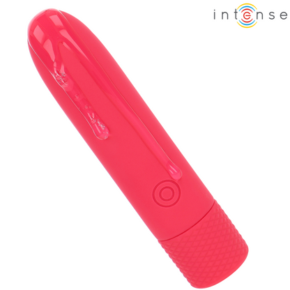 INTENSE - SYMONE Balle Vibrante Rechargeable USB 8 Vibrations Rouge 10 x 2,2 CM