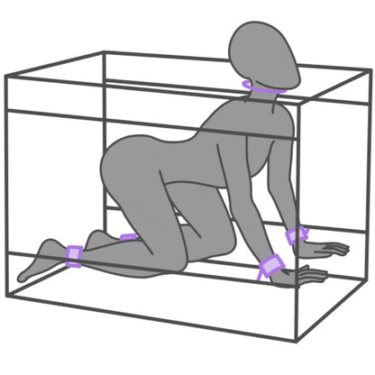 SECRET DOME - KINK CLUB LA NICHE CABIN PURPLE