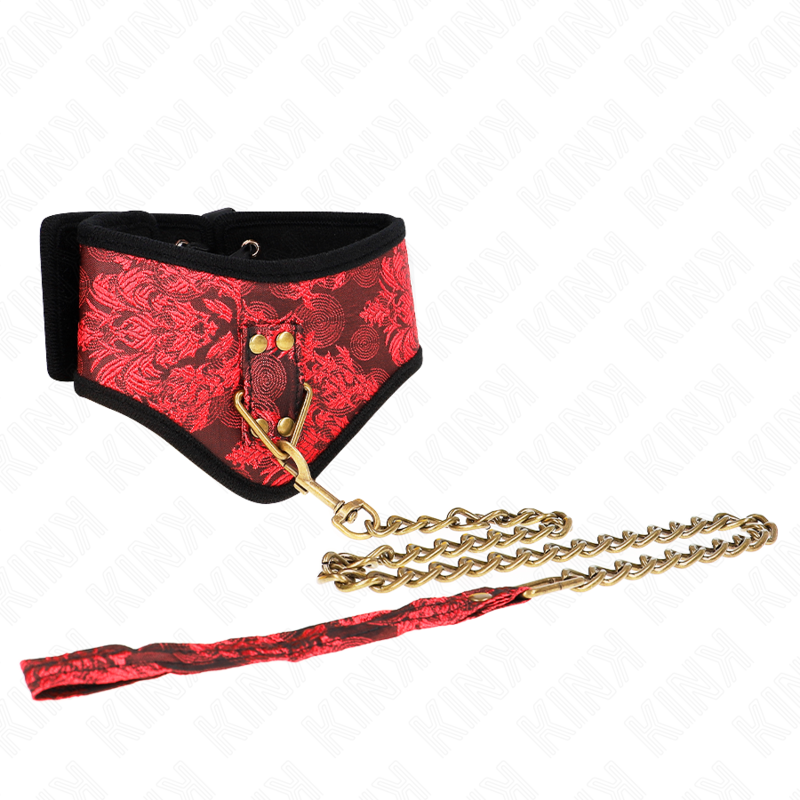 KINK - COLLIER MODÈLE SCANDALE AVEC SANGLE EN DENTELLE 75 CM 44 X 10 CM