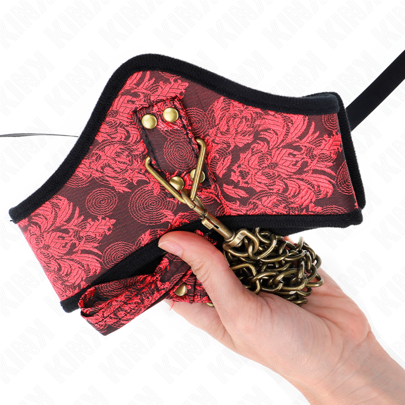 KINK - COLLIER MODÈLE SCANDALE AVEC SANGLE EN DENTELLE 75 CM 44 X 10 CM