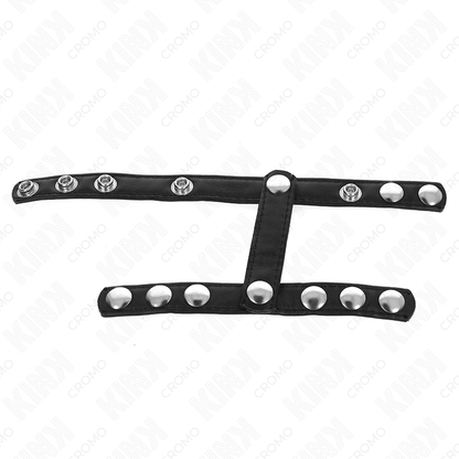 KINK - ANILLO PARA EL PENE CON 3 CORREAS AJUSTABLES SEPARADORAS DE BOLAS