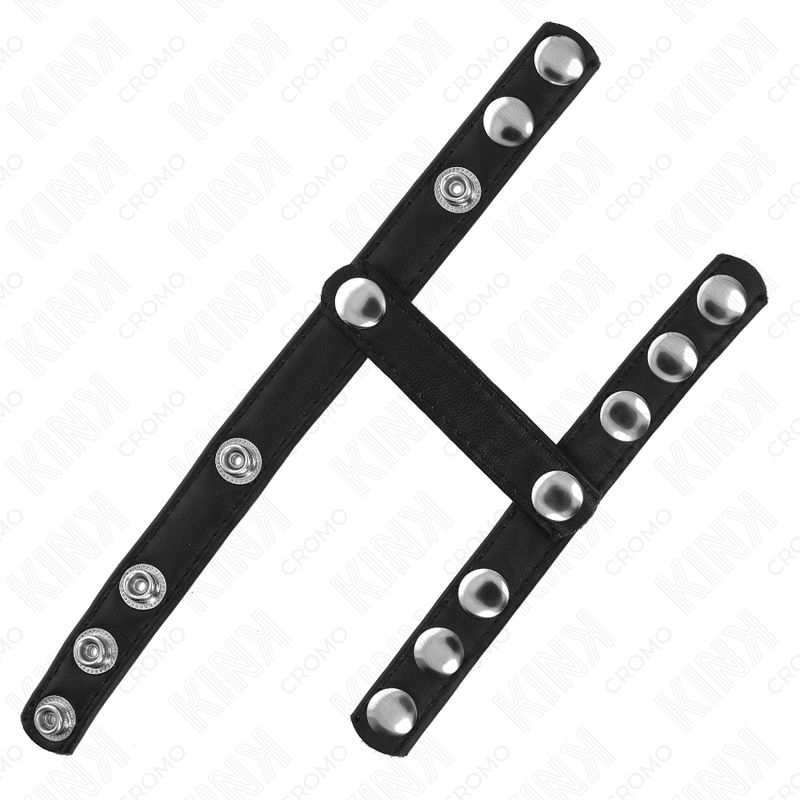 KINK - ANILLO PARA EL PENE CON 3 CORREAS AJUSTABLES SEPARADORAS DE BOLAS