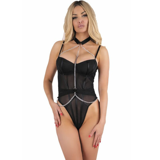 LIVCO CORSETTI FASHION - RUBIKA LC XG079 BODY WITH CHOKER