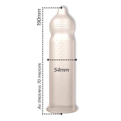 PASANTE - RIBS & DOTS INTENSITY CONDOMS 144 UNITS