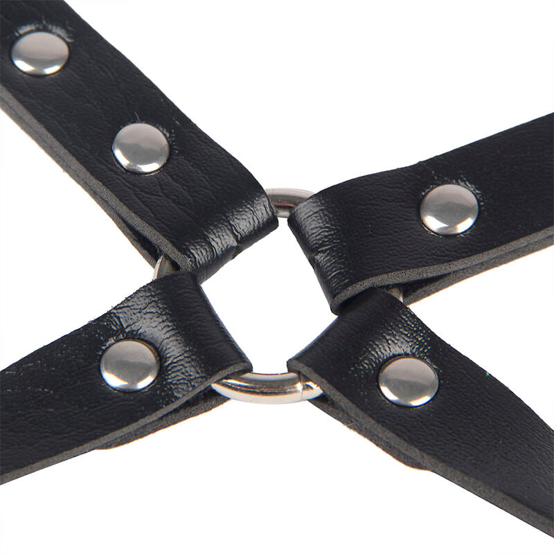SUBBLIME - 953690 MENOTTES AVEC CEINTURE DE CONTENTION NOIR TAILLE UNIQUE