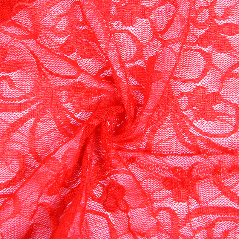 SUBBLIME - 954208 Nuisette en dentelle à bretelles réglables Rouge S/M