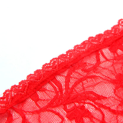 SUBBLIME - 954208 Nuisette en dentelle à bretelles réglables Rouge S/M