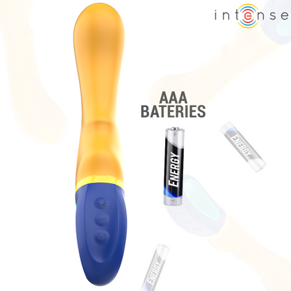 INTENSE - VIBREUR POINT G POILU JAUNE
