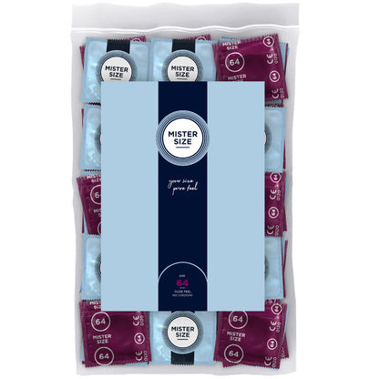MISTER SIZE - CONDONES TALLA XXL 64 MM (100 UNIDADES)