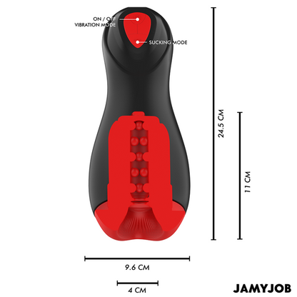 JAMYJOB - MASTURBATEUR AUTOMATIQUE CORE-X 5 MODES DE SUCCION ET VIBRATION