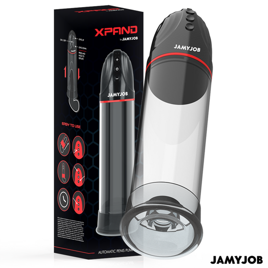 JAMYJOB - XPAND AUTOMATIC PUMP 3 LEVELS OF STIMULATING WAVES GREY