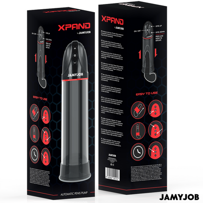 JAMYJOB - POMPE AUTOMATIQUE XPAND 3 NIVEAUX D'ASPIRATION GRISE