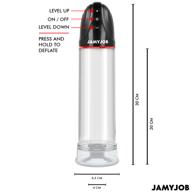JAMYJOB - POMPE AUTOMATIQUE XPAND 3 NIVEAUX D'ASPIRATION GRISE