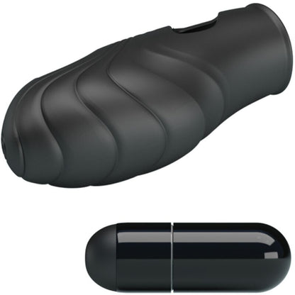 PRETTY LOVE - LICH SILICONE FINGER VIBRATOR BLACK