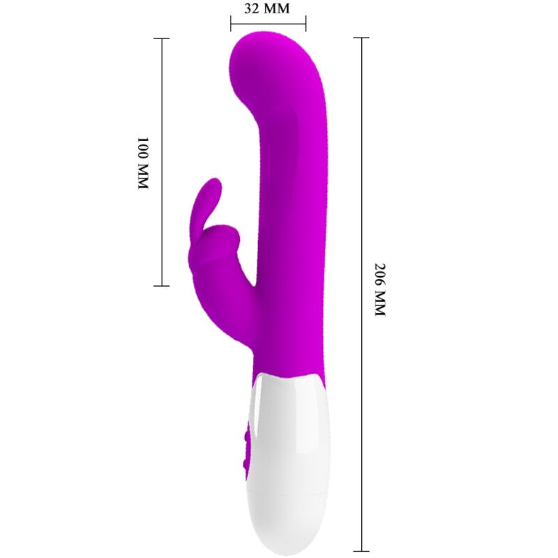 PRETTY LOVE - CENTAUR VIBRATOR RABBIT 30 VIBRATION MODES PURPLE