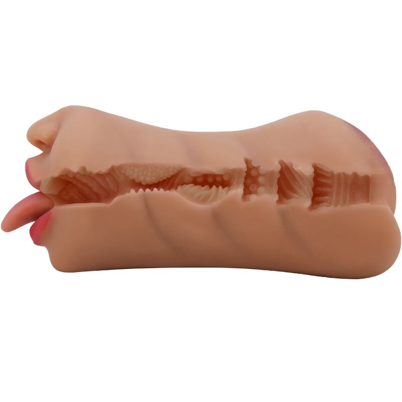 CRAZY BULL - SARAH DOUBLE MASTURBATOR MOUTH & VAGINA FLESH
