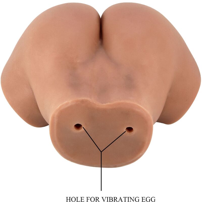 CRAZY BULL - HAILEY VIBRATOR BUTT WITH REALISTIC VAGINA AND ANUS MULATTO CONTROL REMOTO