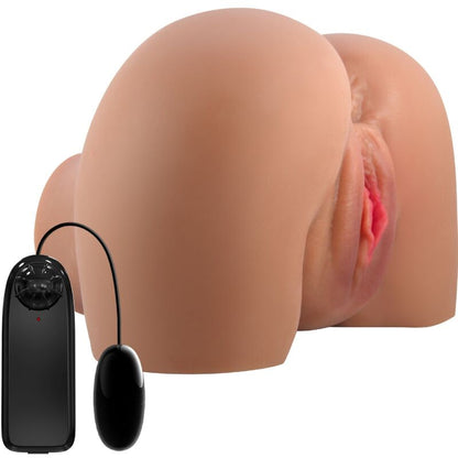 CRAZY BULL - MILA VIBRATOR BUTT WITH REALISTIC VAGINA AND ANUS CONTROL REMOTO