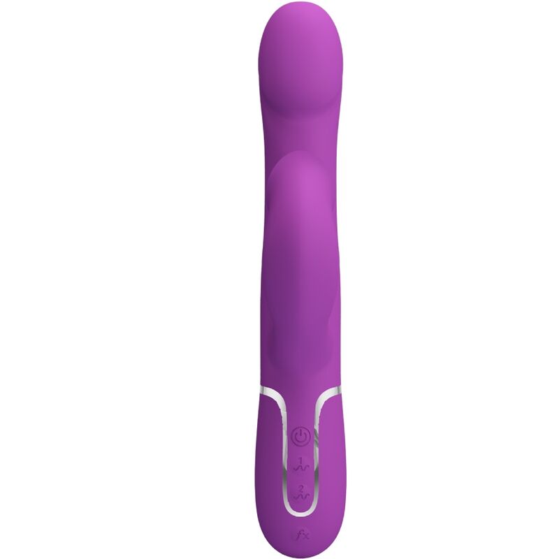 PRETTY LOVE - 4 IN 1 MULTIFUNCTION VIBRATOR & STIMULATOR PURPLE