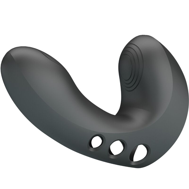 PRETTY LOVE - VIBROMASSEUR DE DOIGT CAMELIA 7 VIBRATIONS NOIR