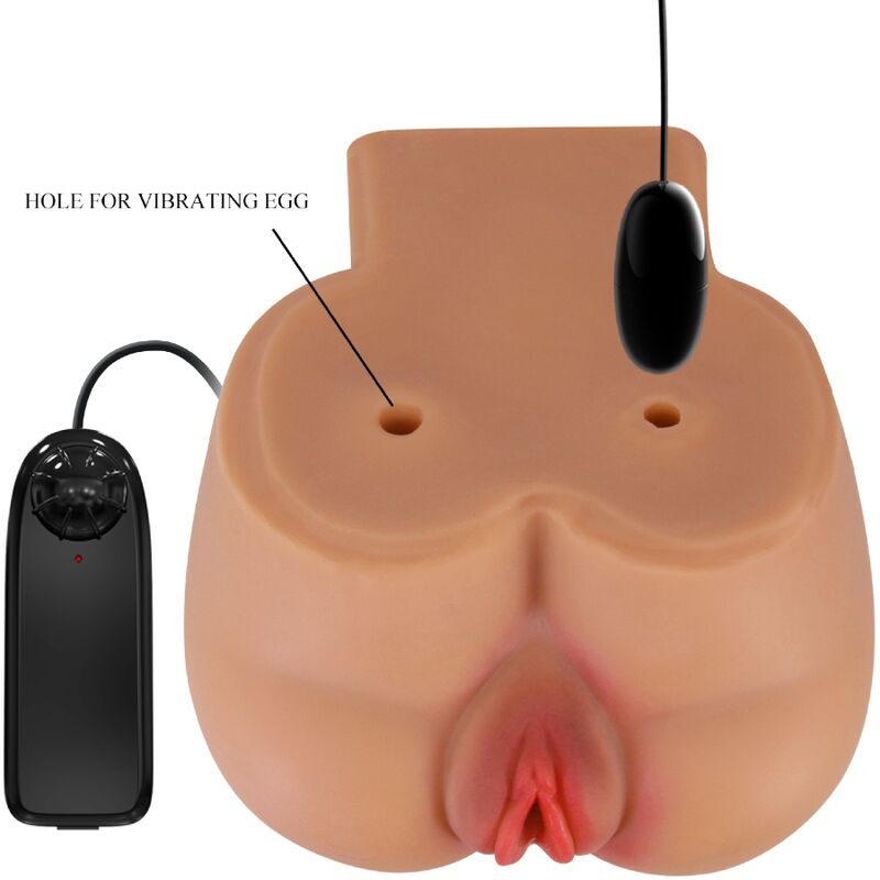 CRAZY BULL - KYLIE ASS VIBRATOR WITH REALISTIC VAGINA AND ANUS FLESH REMOTE CONTROL