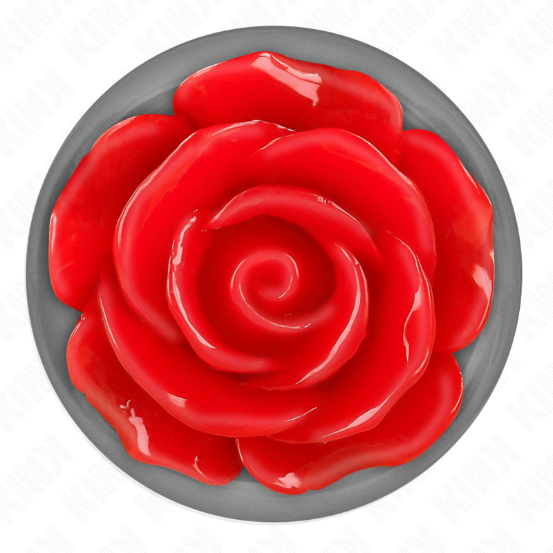 KINK - PLUG ANAL ROUGE ROSE TAILLE L
