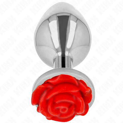KINK - PLUG ANAL ROUGE ROSE TAILLE L
