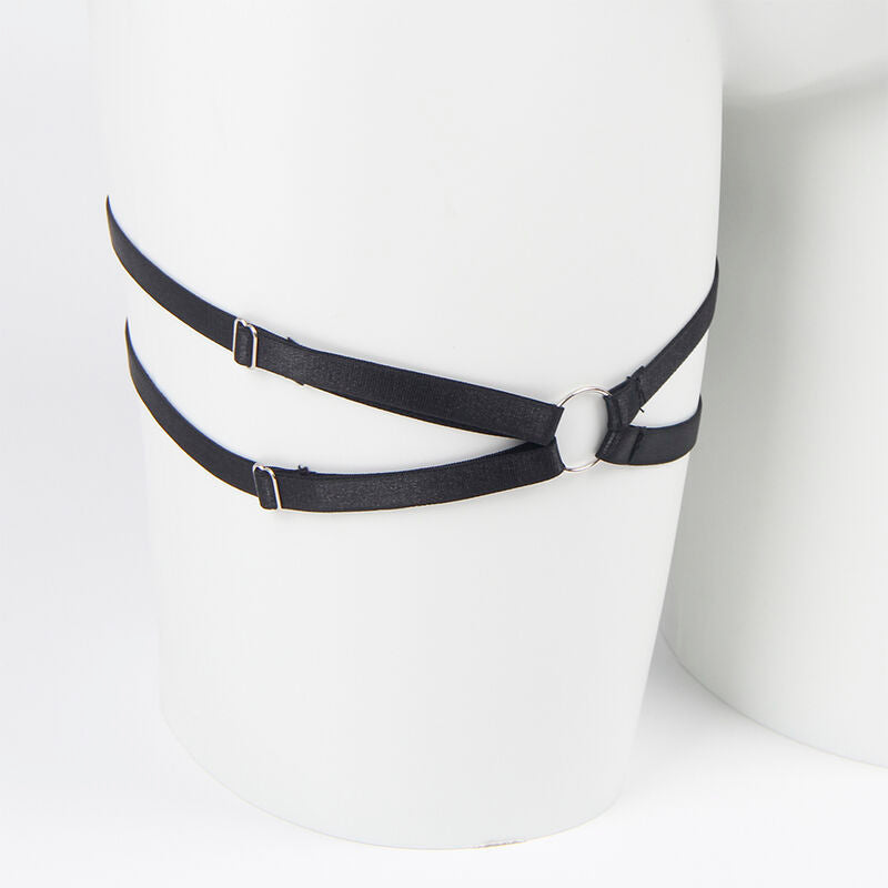 SUBBLIME - 955205 BRA SET WITH ADJUSTABLE BLACK BOW L/XL